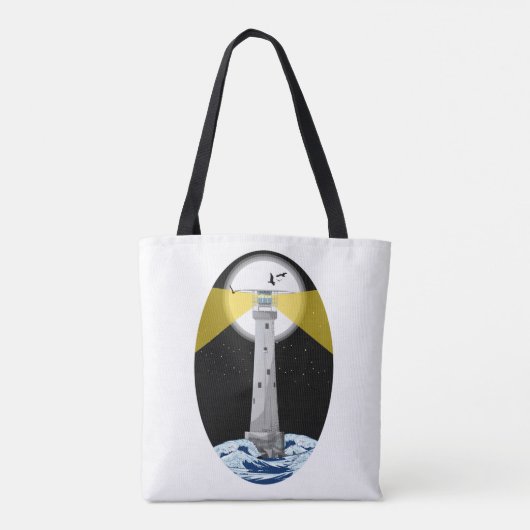 Tote Bag Phare de Bishop Rock (Dos)