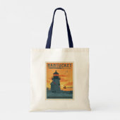 Tote Bag Phare de Brant Point | Nantucket MA (Dos)