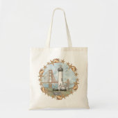 Tote Bag Phare de California Shells (Devant)