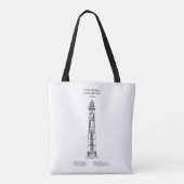 Tote Bag Phare de Cape Henry - Virginie - BD (Dos)