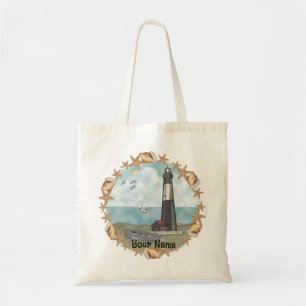 Tote Bag Phare de coquilles de Géorgie