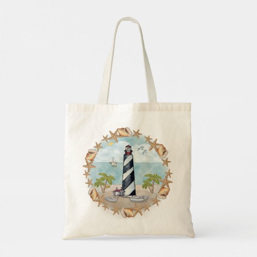 Tote Bag Phare de Florida Shells (Dos)