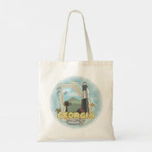 Tote Bag Phare de Géorgie (Dos)