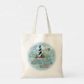Tote Bag Phare de la Caroline du Nord (Dos)