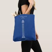 Tote Bag Phare de l'île St Martin - Michigan - AD (De près)