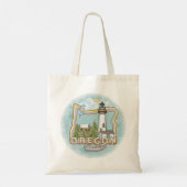 Tote Bag Phare de l'Oregon (Dos)