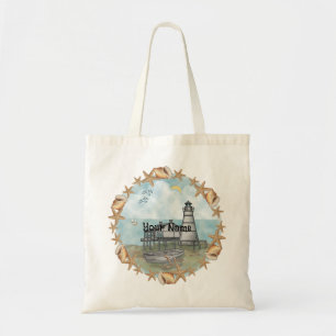 Tote Bag Phare de Louisiana Shells