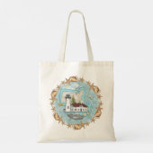 Tote Bag Phare de Massachusetts Shells (Dos)