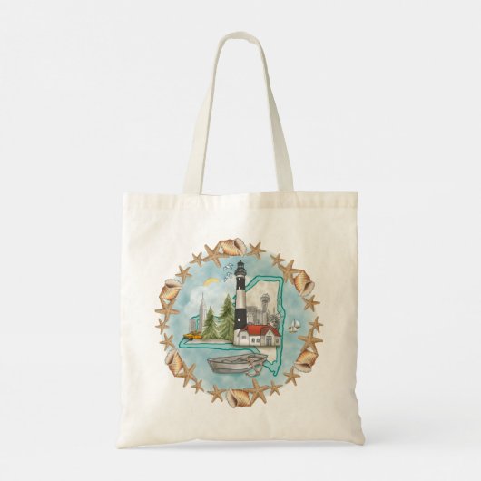 Tote Bag Phare de New York Shells (Dos)