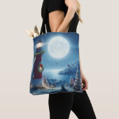 Tote Bag Phare de Noël nautique (De près)