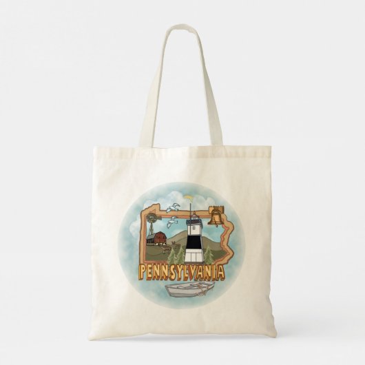 Tote Bag Phare de Pennsylvanie Shells (Dos)