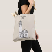 Tote Bag Phare de Point Wilson - Washington - SBD (De près)