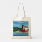 Tote Bag Phare de Round Island (Dos)