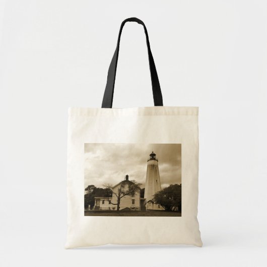 Tote Bag Phare de Sandy Hook (Devant)