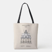 Tote Bag Phare de Thomas Point Shoal - Maryland - SBD (Dos)