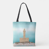Tote Bag Phare de Vieste Italie (Dos)