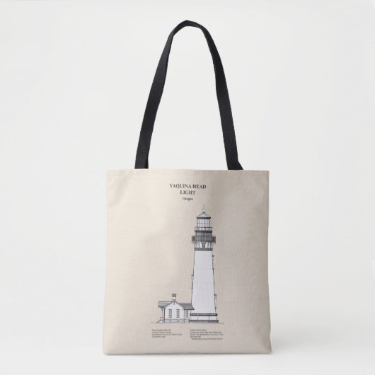 Tote Bag Phare de Yaquina Head - Oregon - SBD (Devant)