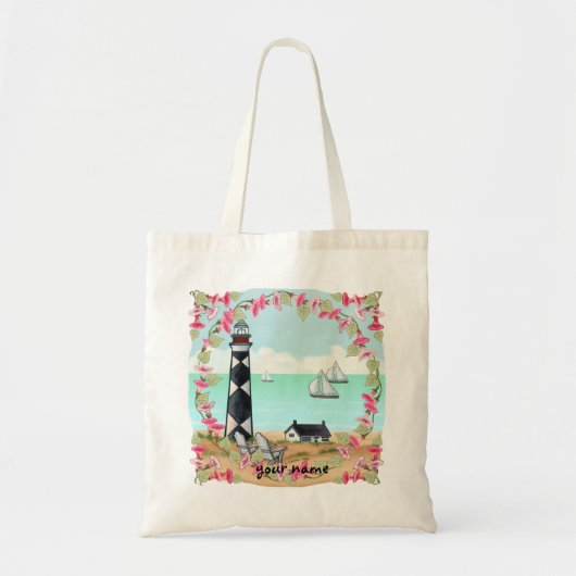 Tote Bag Phare du cap Lookout (Devant)