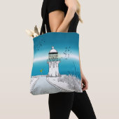 Tote Bag Phare du Cap Reinga NZ (De près)