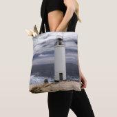 Tote Bag Phare | Galicie, Espagne de Laxe (De près)