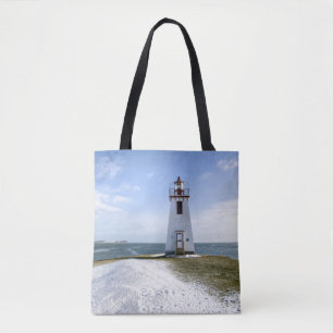 Tote Bag Phare Nouveau Brunswick d'Arran de pouce