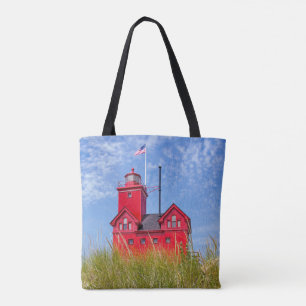 Tote Bag Phare rouge du Michigan