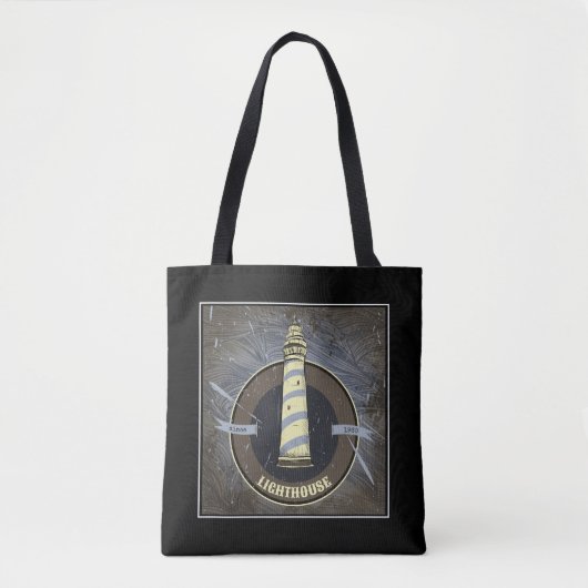 Tote Bag Phare vintage | 1960 (Devant)