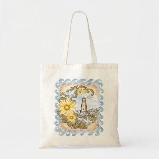Tote Bag Phare Yellow Daisy (Devant)