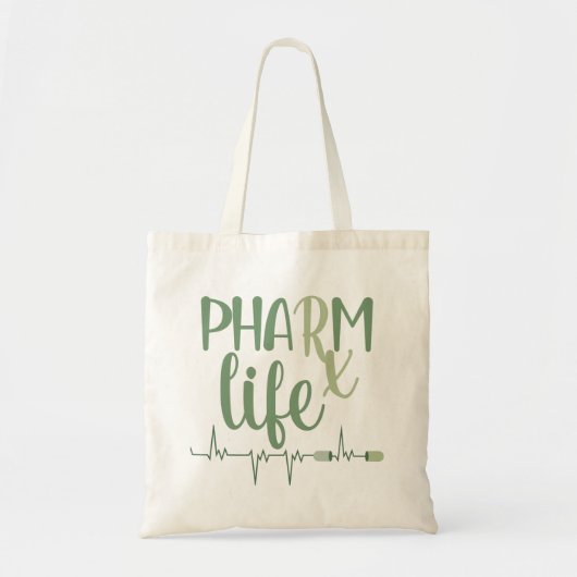 Tote Bag Pharm life Vie du pharmacien Rx life (Devant)
