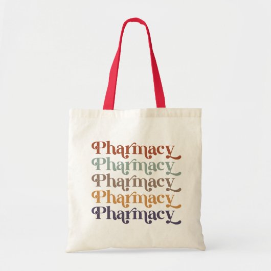 Tote Bag Pharmacie Rétro Pharmacy Pharmacy Cadeau étudiant (Devant)