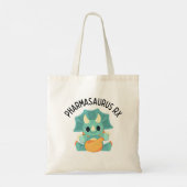Tote Bag Pharmasaurus RX, Funny Pharmacie, Pharmacien (Dos)