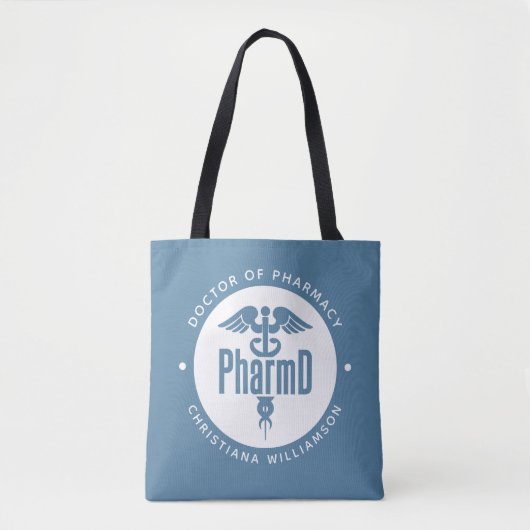 Tote Bag PharmD Docteur en pharmacie Pharmacy Graduation Ph (Devant)