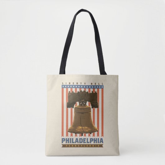 Tote Bag Philadelphie | Liberty Bell (Devant)