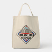 Tote Bag Philadelphie Pennsylvanie (Dos)