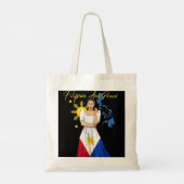 Tote Bag Philippines Pinay Îles de la Fierté Drapeau Fille (Dos)