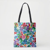 Tote Bag Phoebe "Be Kind" Floral Inspirational Tote (Devant)