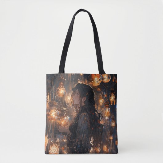 Tote Bag Phoebe dans la salle des lanternes (Devant)