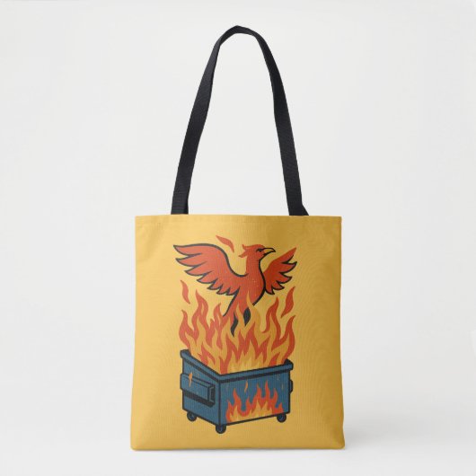 Tote Bag Phoenix se levant du feu de la benne (Devant)