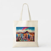 Tote Bag Phoenix Skyline Art Abstrait (Dos)