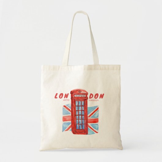 Tote Bag Phonebooth de Londres (Devant)