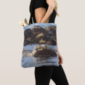 Tote Bag Phoques de port en pose (De près)