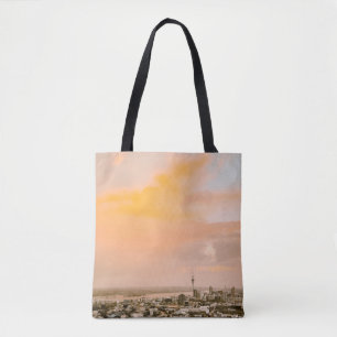 TOTE BAG PHOTO AÉRIENNE DU BÂTIMENT À HAUTE AUGMENTATION