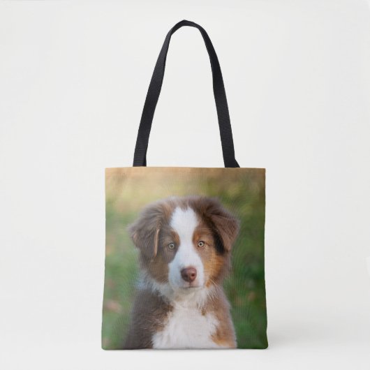 Tote Bag Photo australienne mignonne de chiot de chien de (Devant)