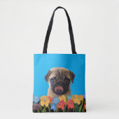 Tote Bag Photo Chien Personnalisé Chien Chien Chien Photo F (Devant)