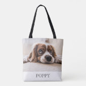 Tote Bag Photo Chien personnalisé Fourre-tout à double face (Dos)
