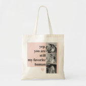 Tote Bag Photo Collage Moderne & Romantique Jolie Citation  (Devant)