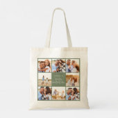 Tote Bag Photo collage sage vert poule moderne mère jour (Dos)