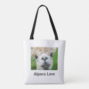 Tote Bag Photo d'Alpaca Adorable