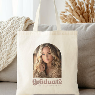 Tote Bag Photo d'arch de fin d'études d'un étudiant en troi