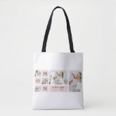 Tote Bag Photo de collection moderne Best Mom Ever Pink Cad (Devant)